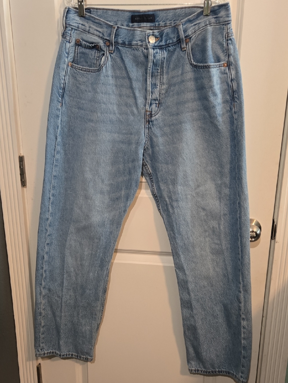 Aeropostale Light Blue Wide-Leg Jeans